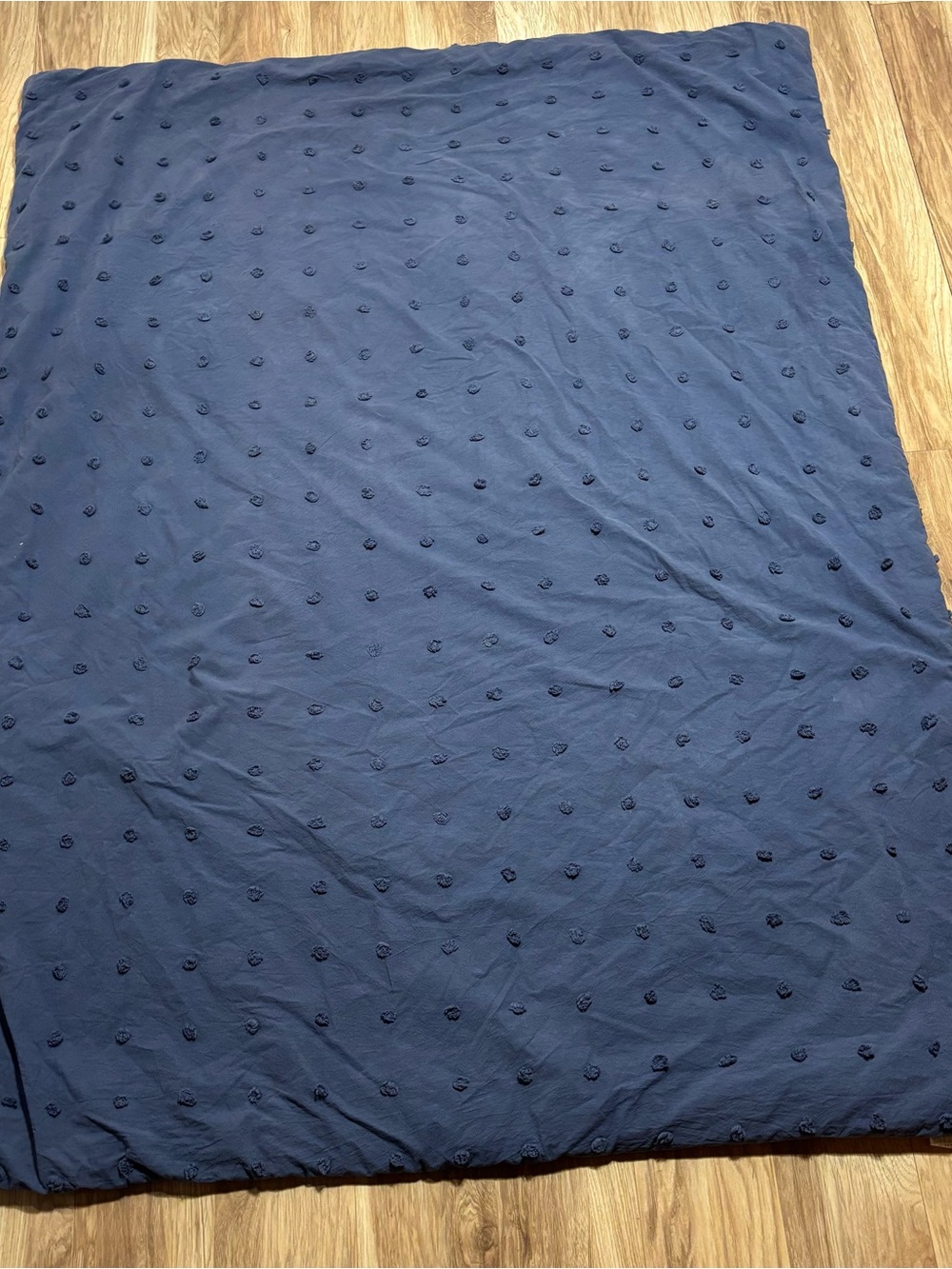 Dark Slate Blue Urban Habitat Pom Pom Blanket 84x65
